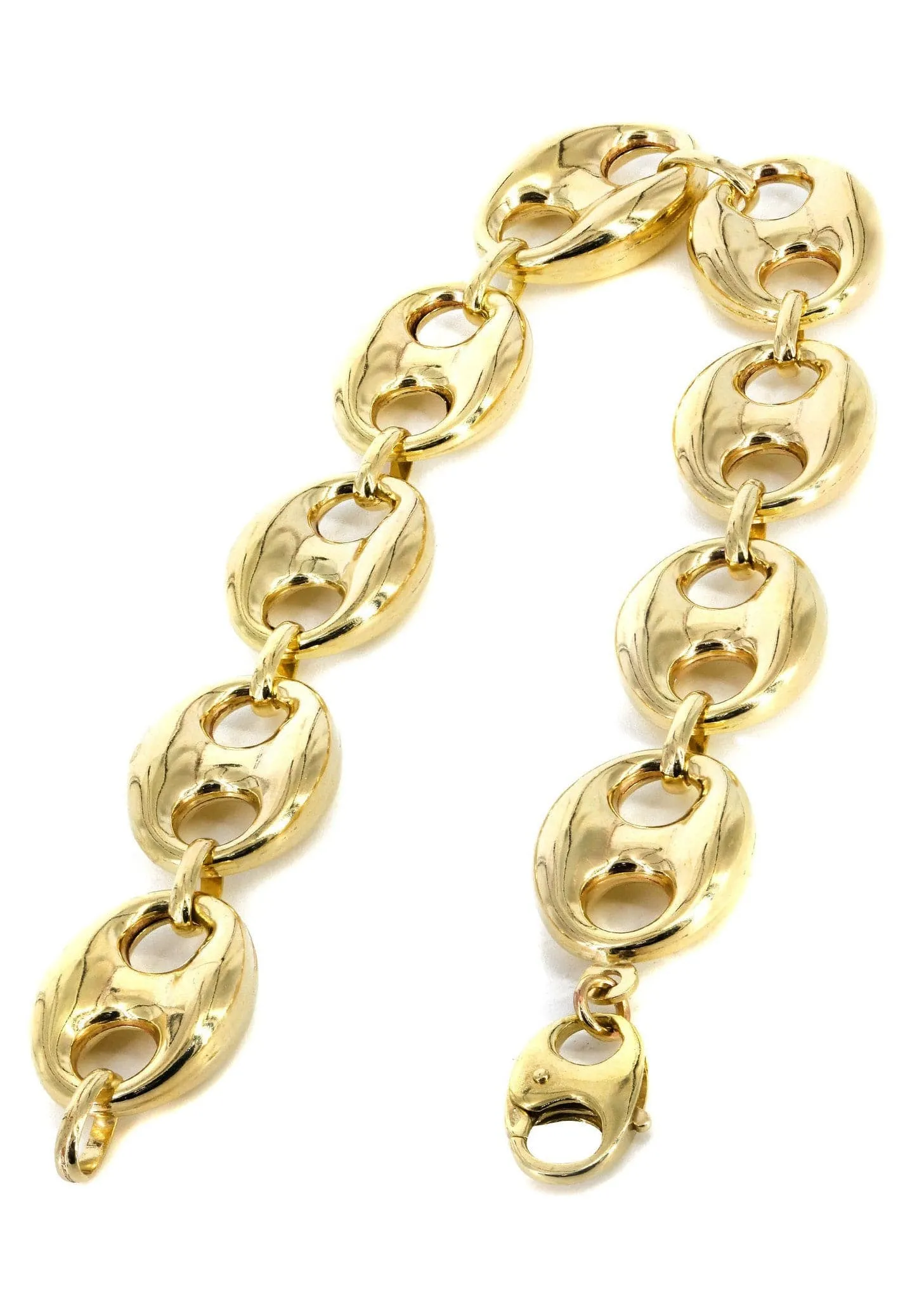 14K Gold Bracelet Gucci Style