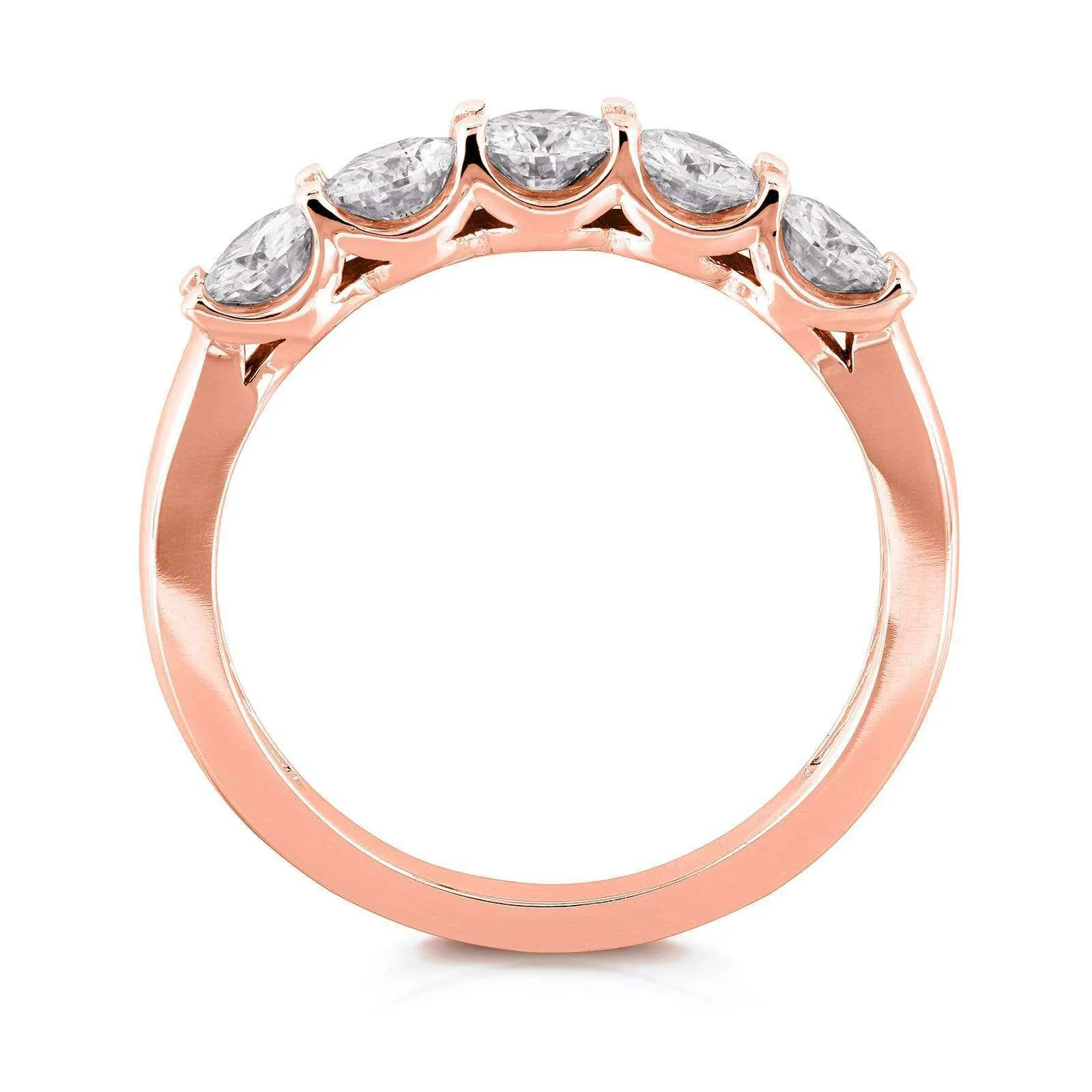 1ct 5-Stone Rose Ring
