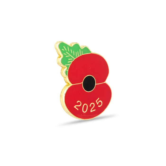 2025 Dated Poppy Lapel Pin - £3