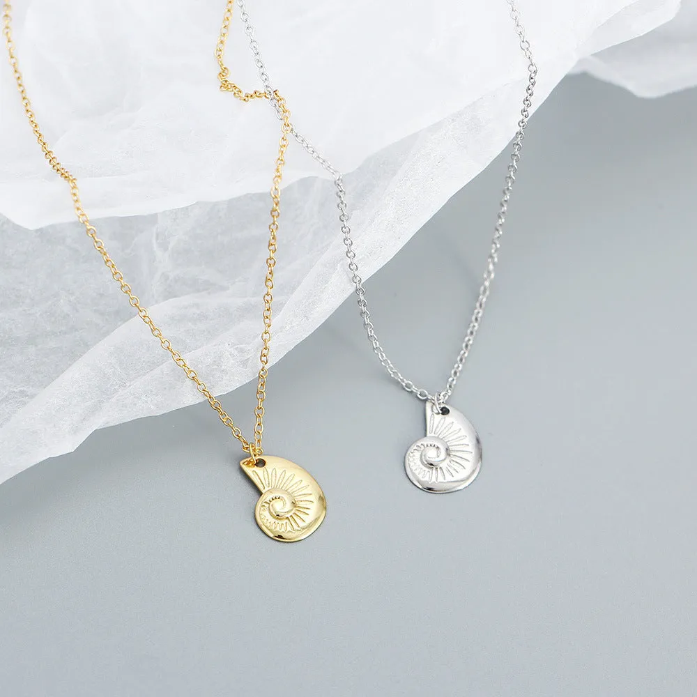 925 Sterling Silver Minimalist Irregular Geometric Silver Electroplating Necklaces