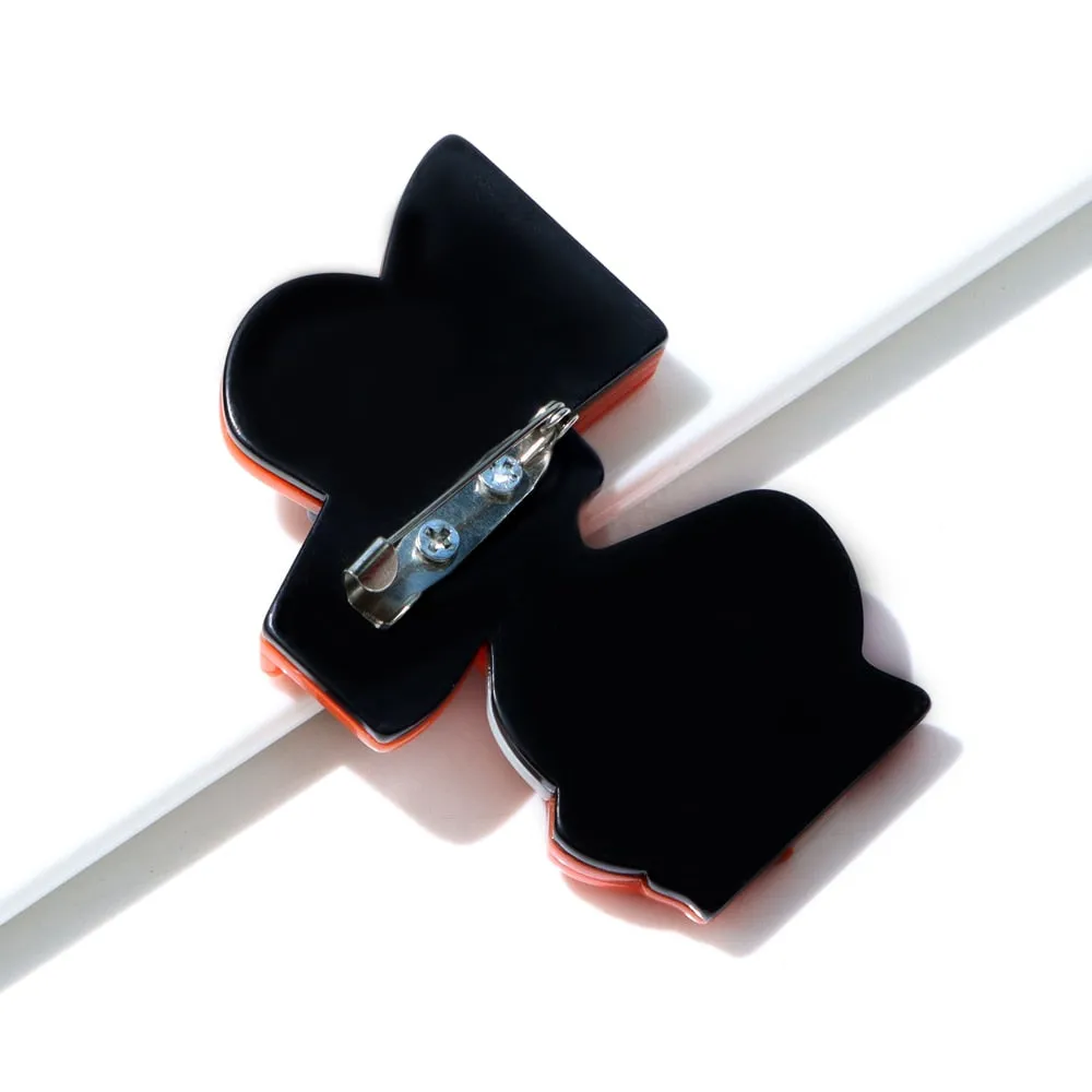 Acrylic Modern Lady Brooches For Women