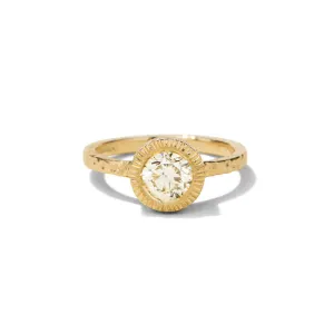 Aeon Ring, Light Yellow Diamond, 14kt Yellow Gold