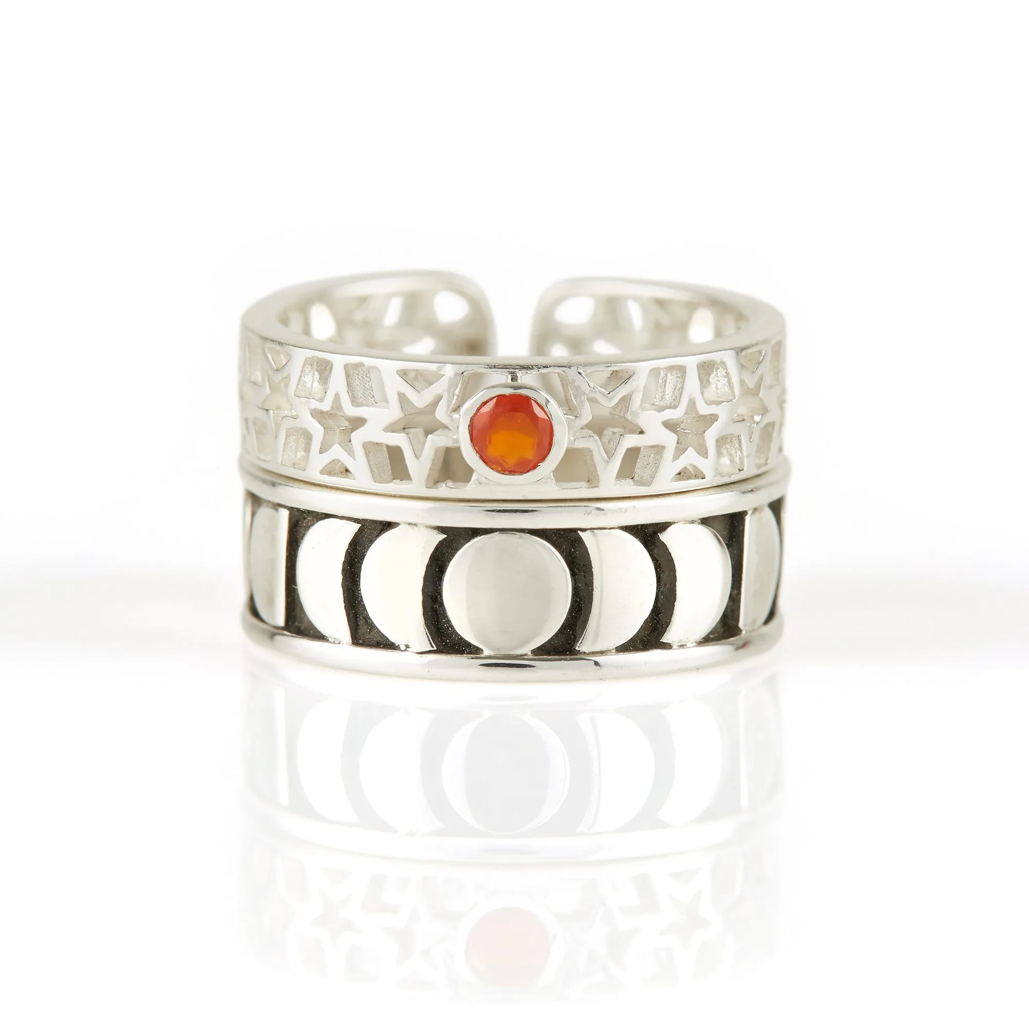 Amber Star Midi / Toe Ring - Carnelian