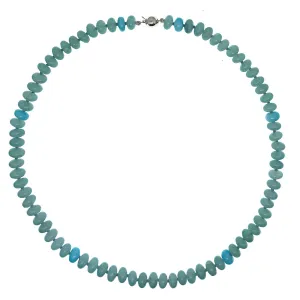 Beaded Aventurine and Amazonite Necklace