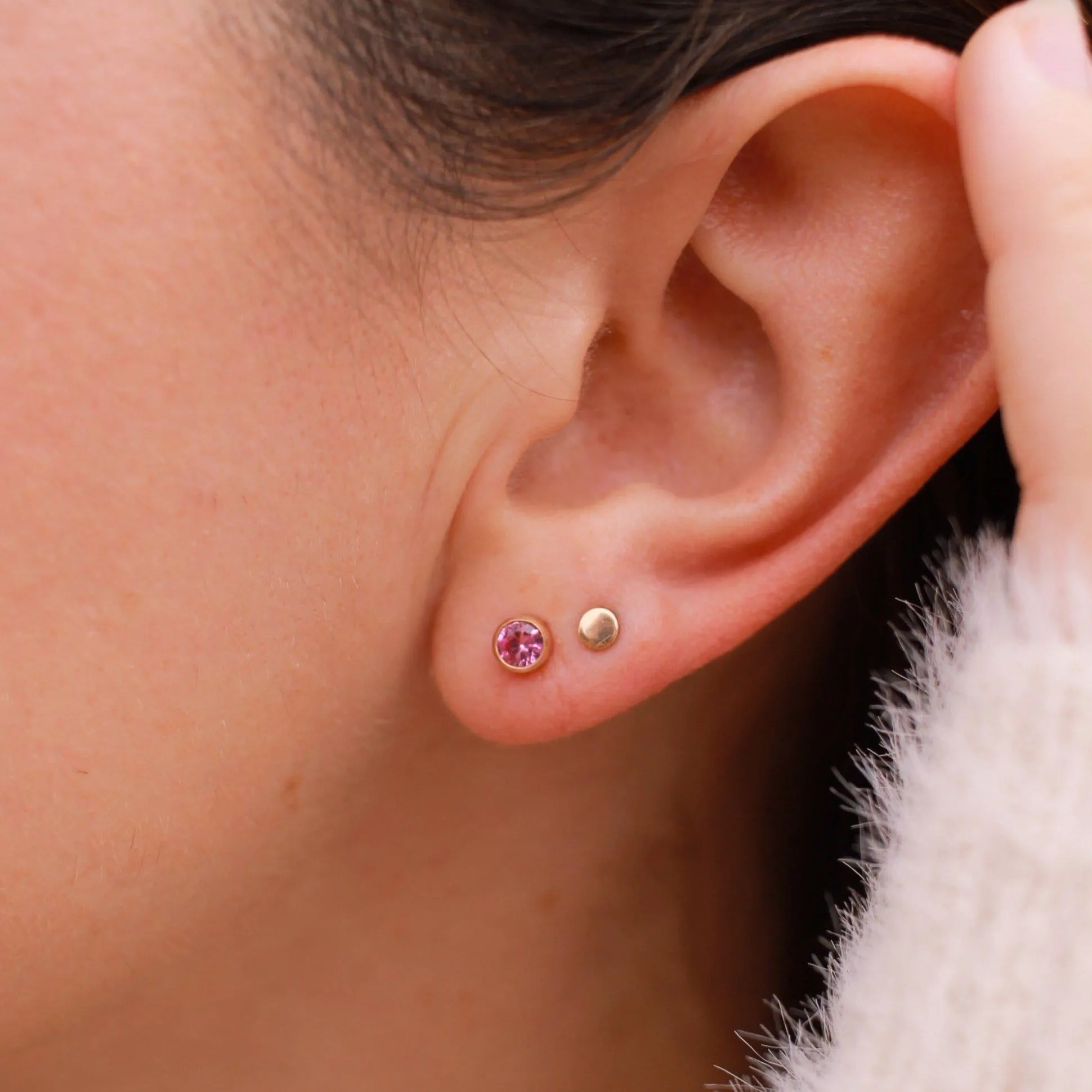 Black Onyx Stud Earrings