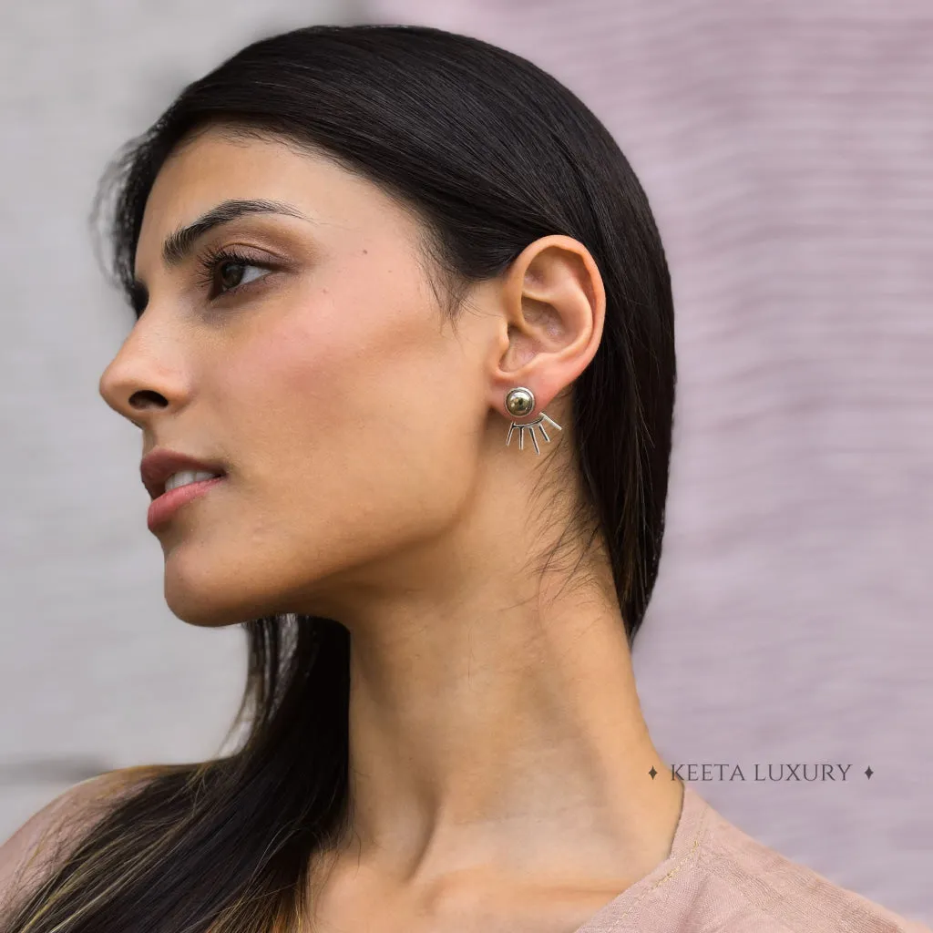 Boho Elegance - Pyrite Earrings