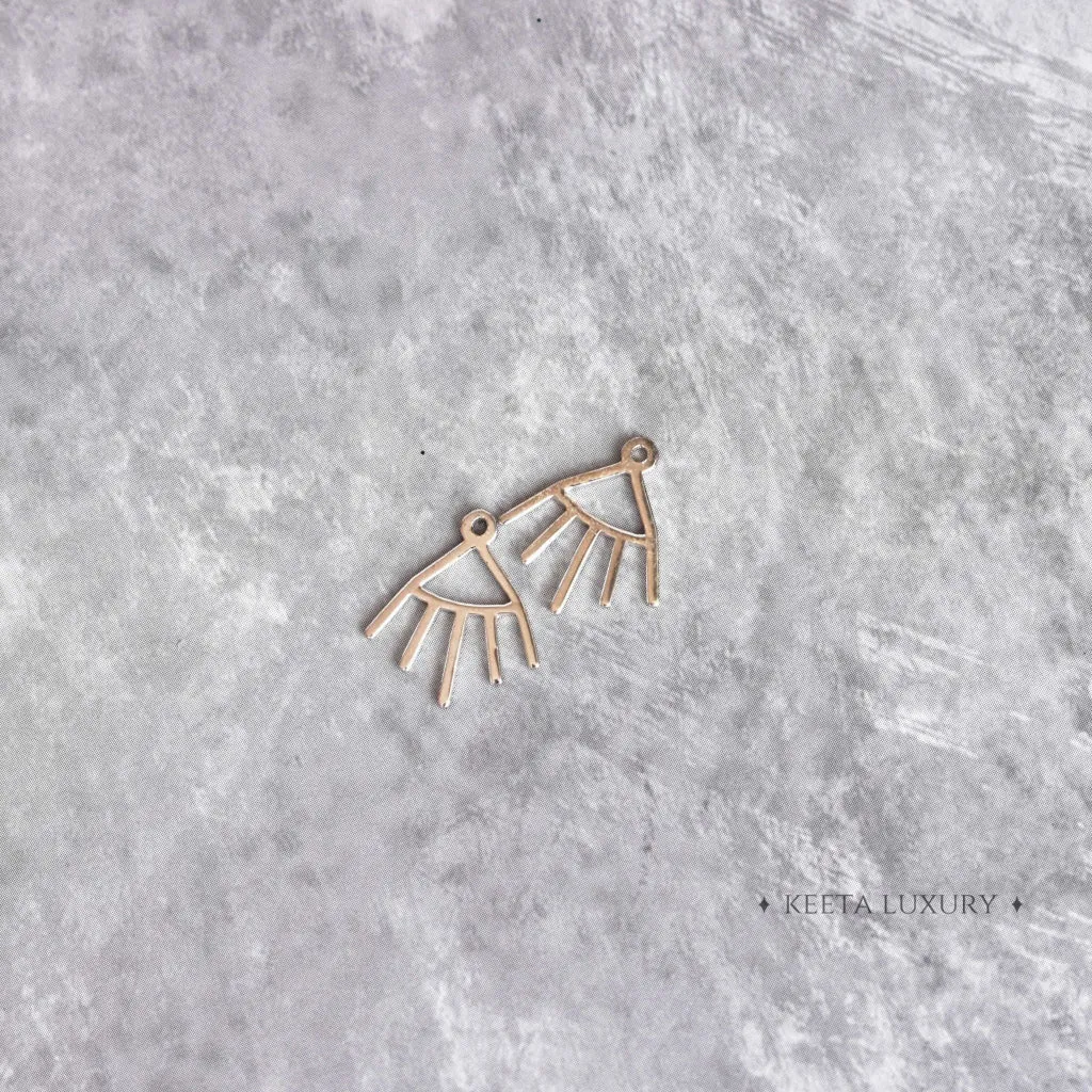 Boho Elegance - Pyrite Earrings