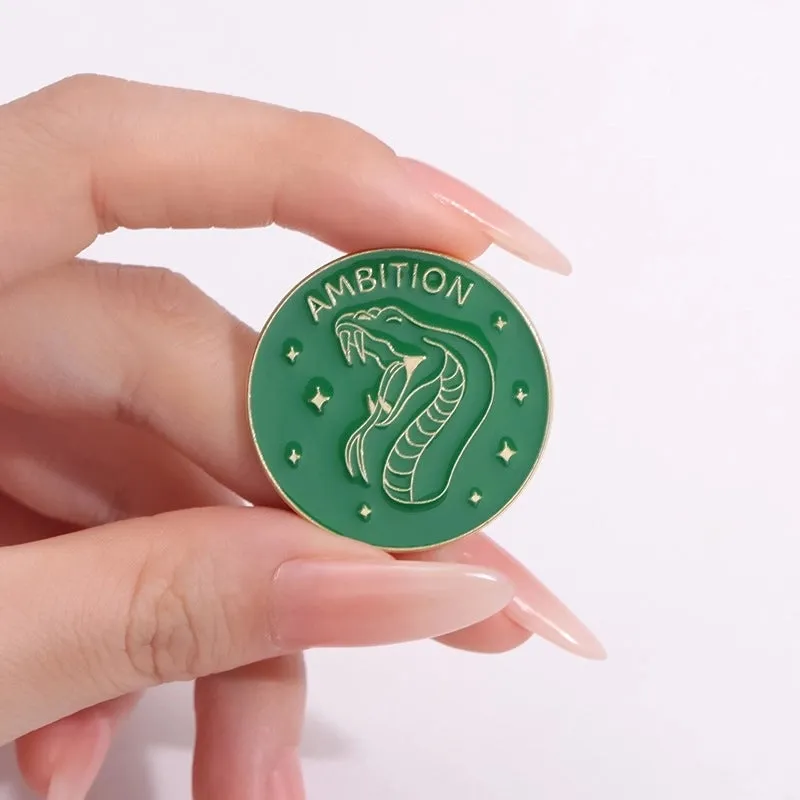 Cartoon Style Cowboy Style Animal Round Letter Alloy Stamping Stoving Varnish Plating Unisex Brooches