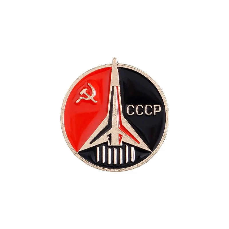 Cartoon Style Cowboy Style Pentagram Anchor Alloy Stamping Stoving Varnish Plating Unisex Brooches
