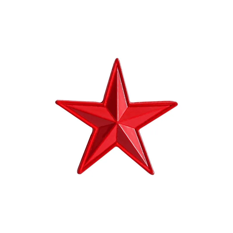Cartoon Style Cowboy Style Pentagram Anchor Alloy Stamping Stoving Varnish Plating Unisex Brooches