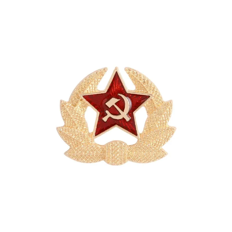 Cartoon Style Cowboy Style Pentagram Anchor Alloy Stamping Stoving Varnish Plating Unisex Brooches