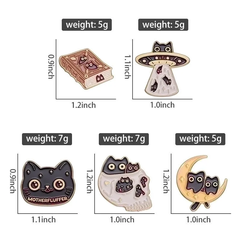 Cartoon Style Cute Animal Letter Heart Shape Alloy Stamping Stoving Varnish Unisex Brooches