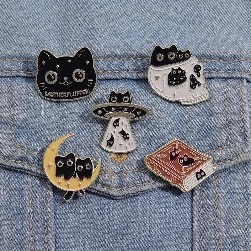 Cartoon Style Cute Animal Letter Heart Shape Alloy Stamping Stoving Varnish Unisex Brooches