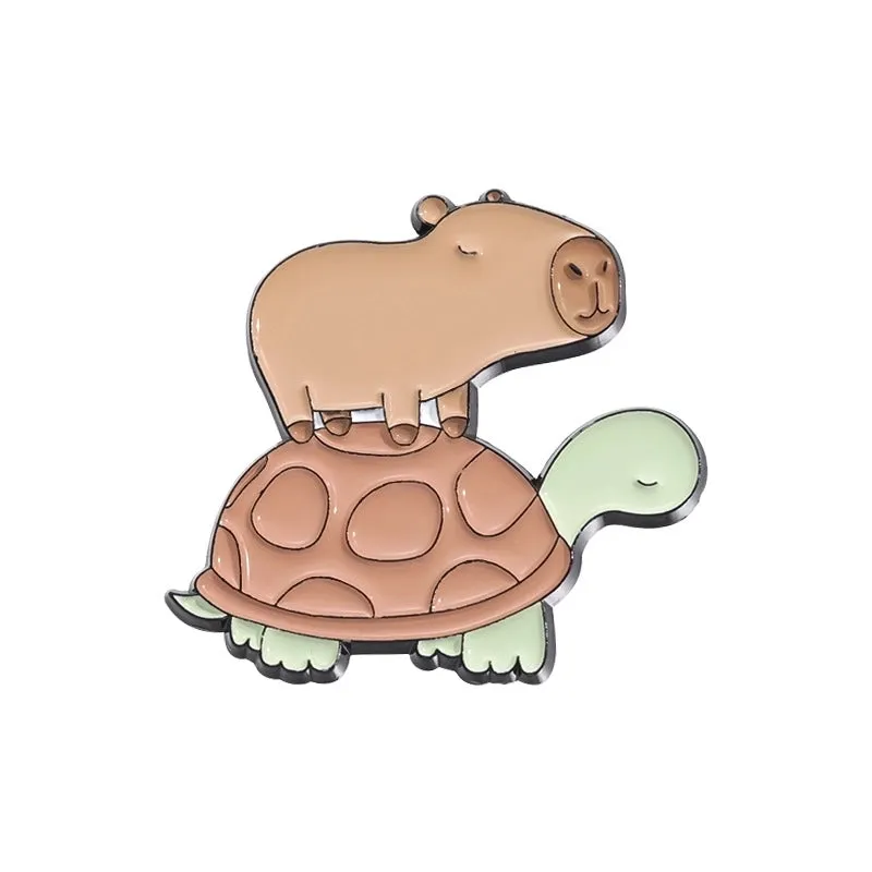 Cartoon Style Cute Cowboy Style Animal Alloy Stamping Stoving Varnish Plating Unisex Brooches