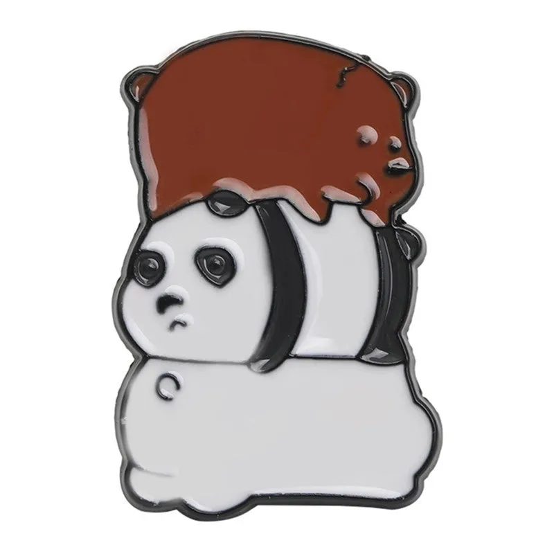 Cartoon Style Cute Cowboy Style Animal Alloy Stoving Varnish Plating Kid's Unisex Brooches Collar Pin