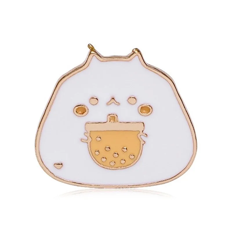 Cartoon Style Cute Cowboy Style Animal Alloy Stoving Varnish Plating Kid's Unisex Brooches Collar Pin