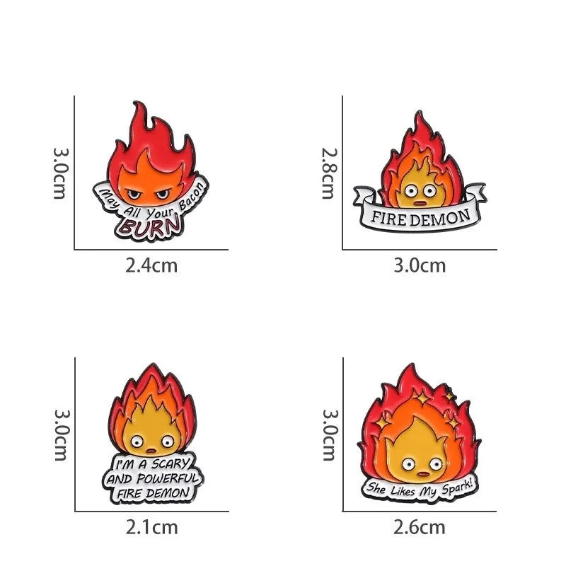 Cartoon Style Cute Cowboy Style Letter Flame Alloy Stamping Stoving Varnish Plating Unisex Brooches