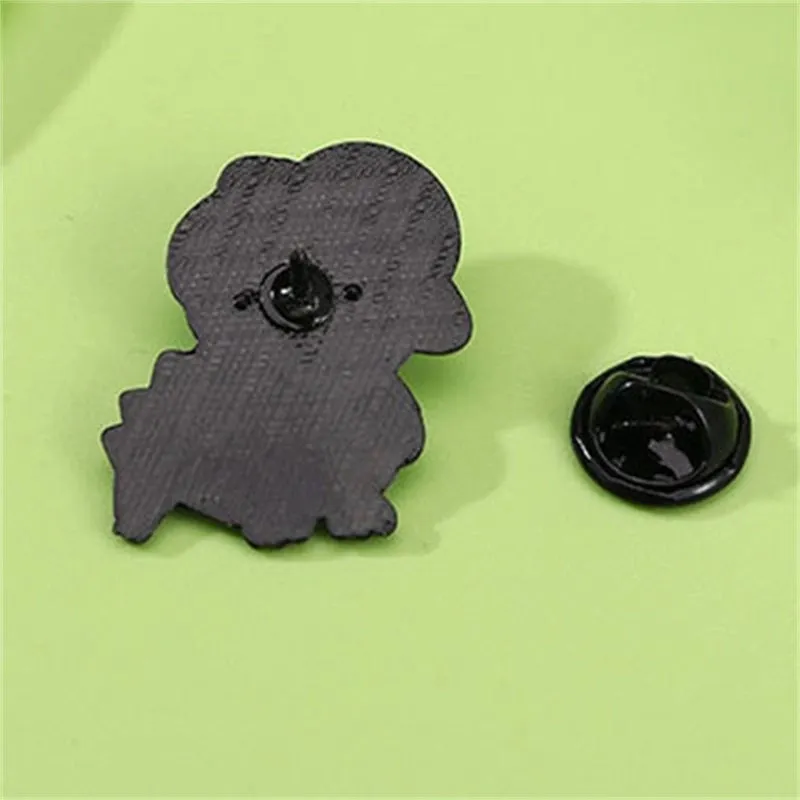 Cartoon Style Cute Dinosaur Alloy Printing Women's Brooches