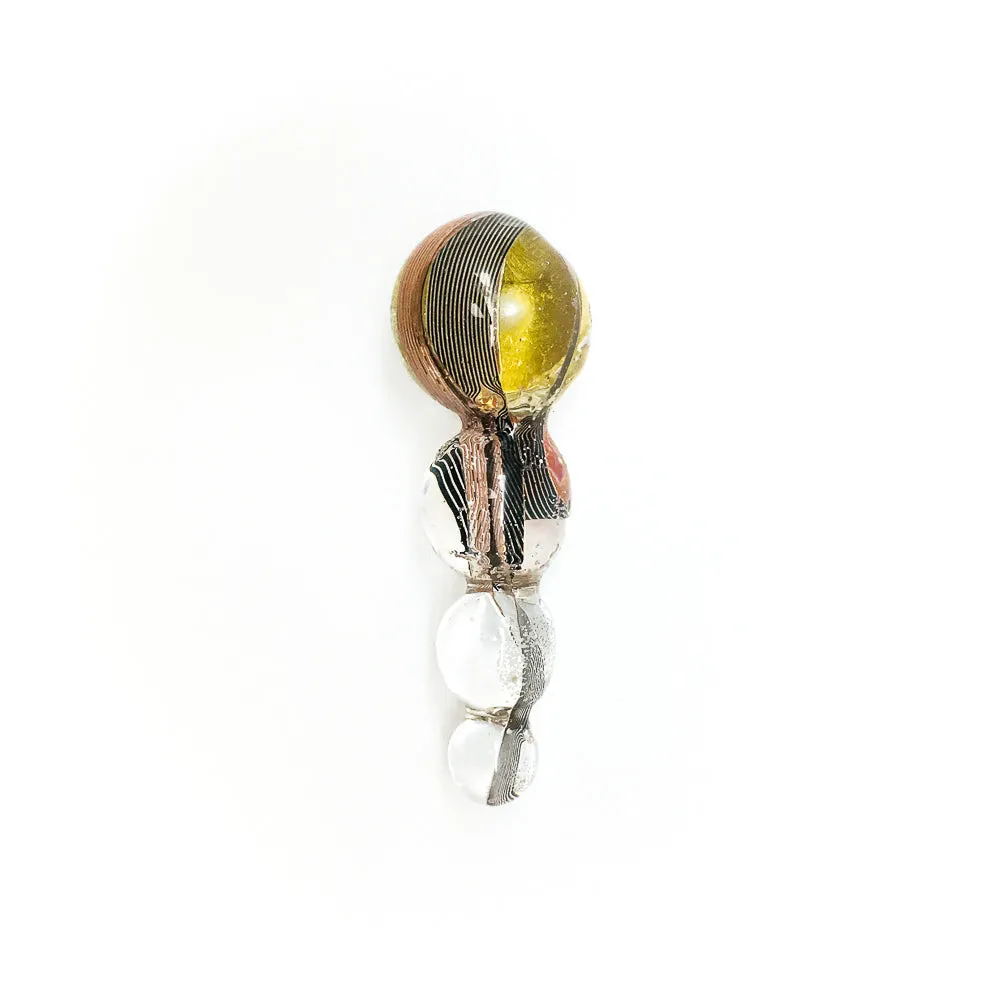 CKT-S-002 | Sphere Brooch | Computer Flexible Circuit
