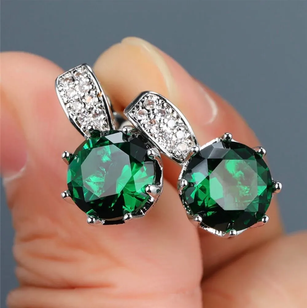 Classic Diamante Crystal Women's Stud Earrings