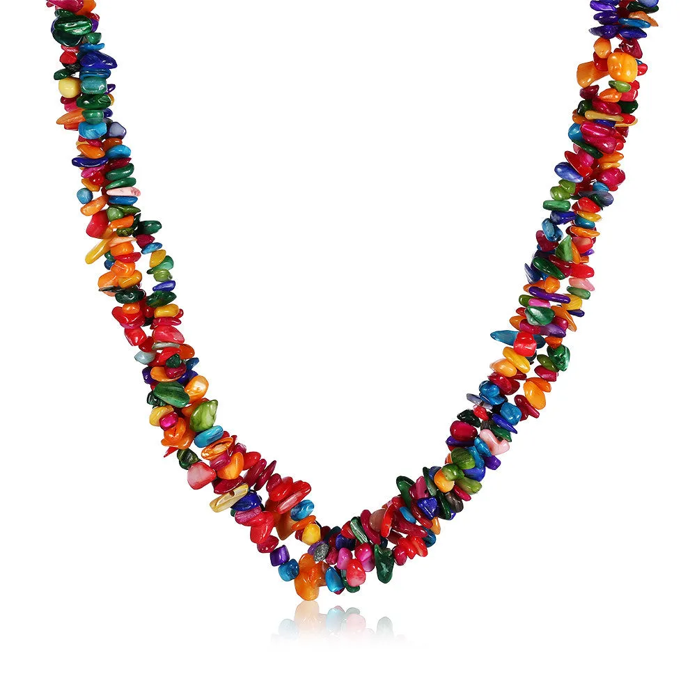 Colorful Rhinestone Necklace