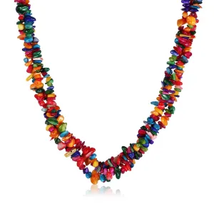 Colorful Rhinestone Necklace