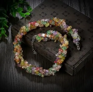 Colorful Rhinestone Necklace