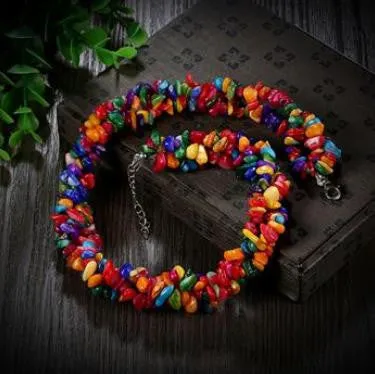 Colorful Rhinestone Necklace