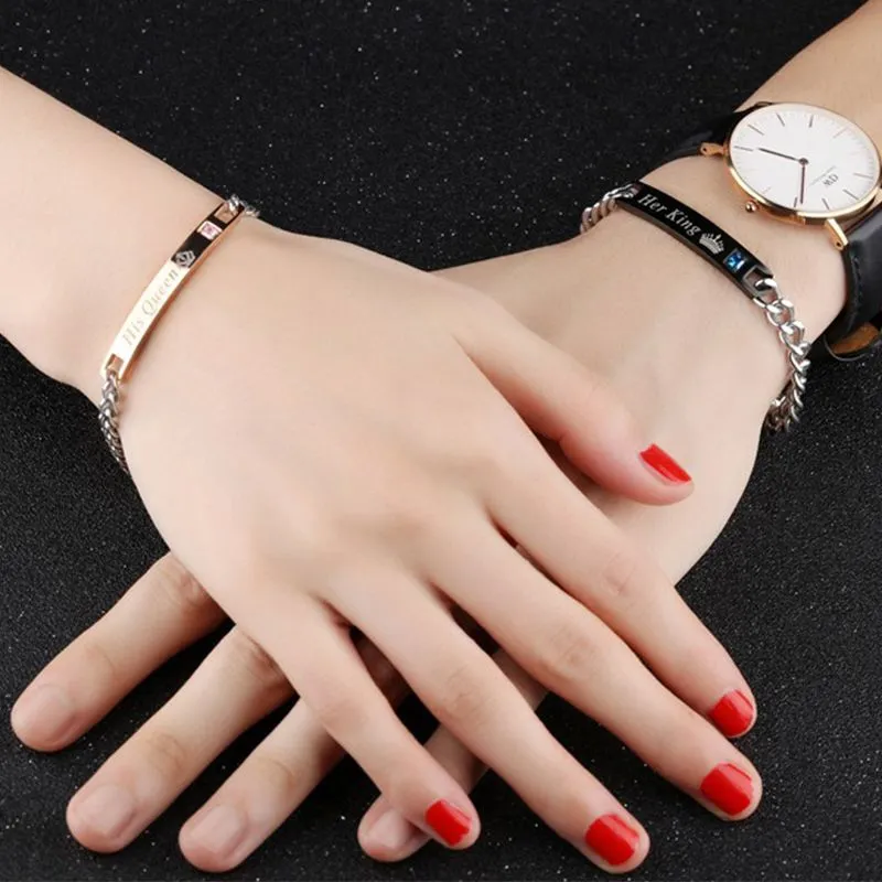 Custom Couple Bracelet for Your Lover, Personalized Couples Bracelets for Him,Her