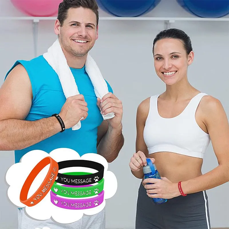 Custom Rubber Bracelets, Custom Silicone Bracelets