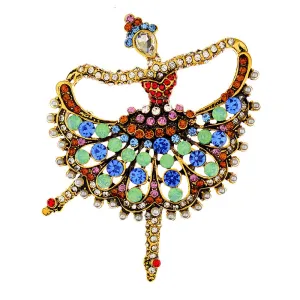Cute Dance Girl Brooches For Women