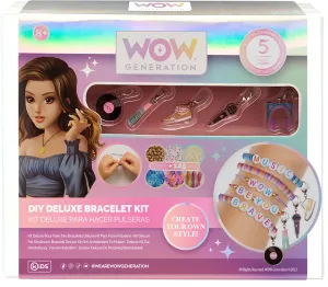 Deluxe Diy Kit With 5 Metal Charms Bracelets Wow Generation