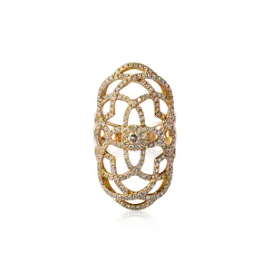 Diamond Flower Ring