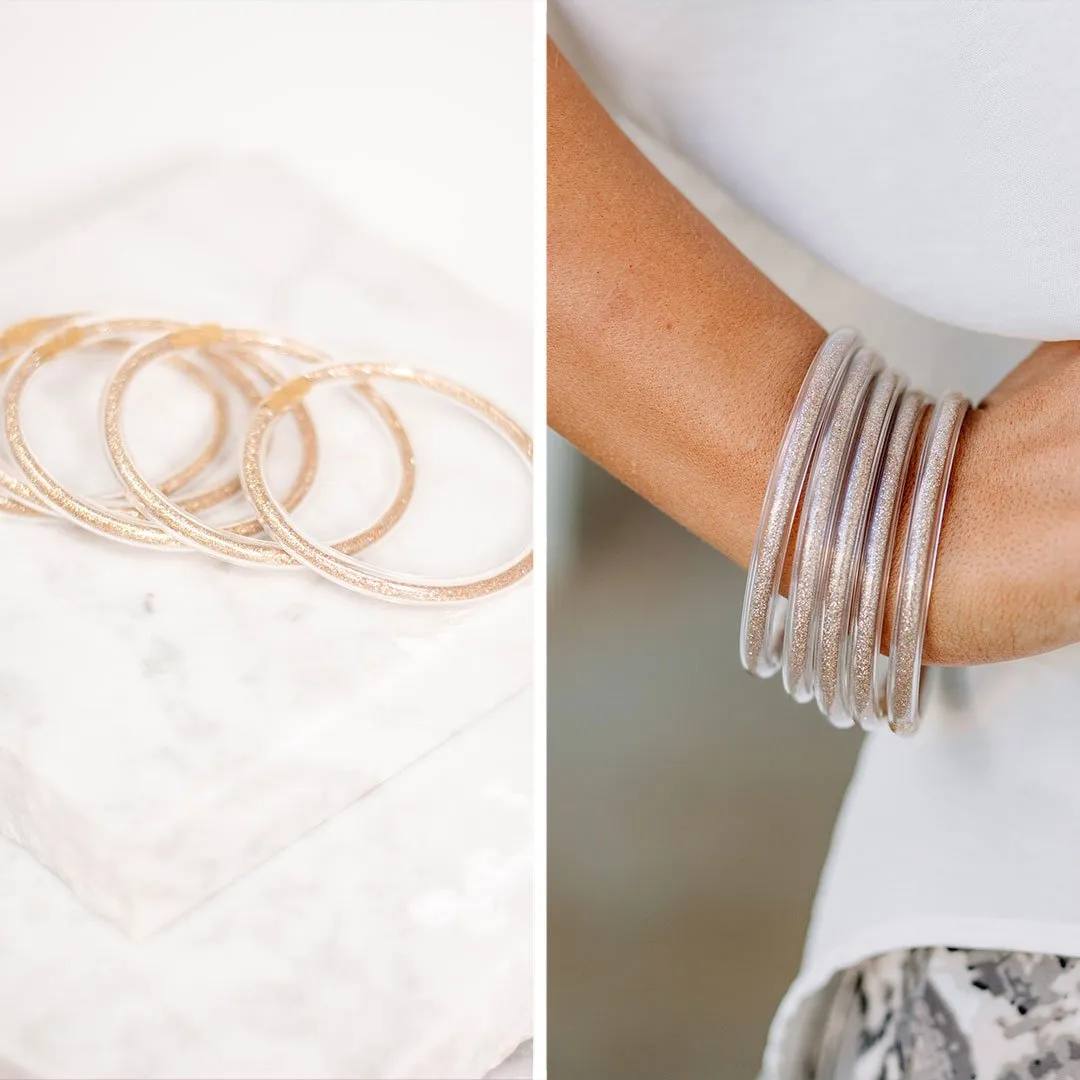Don't Be Jealous Gold Bangle Bracelets