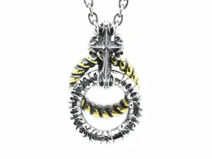 Double Knocker Cross Pendant