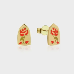 Enchanted Rose Stud Earrings