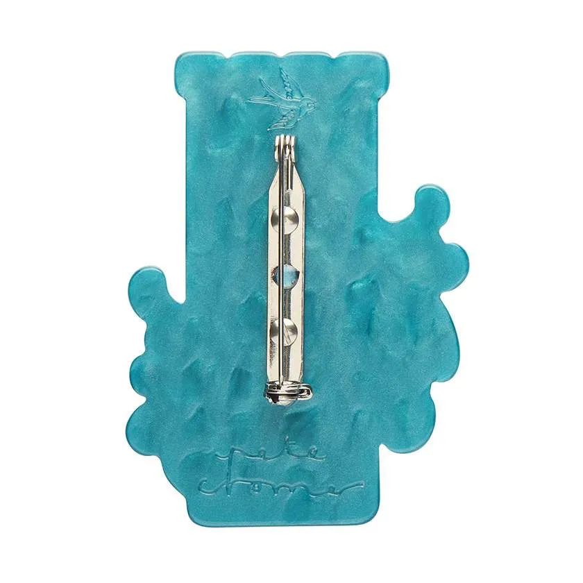 Erstwilder Let Your Hair Down Brooch