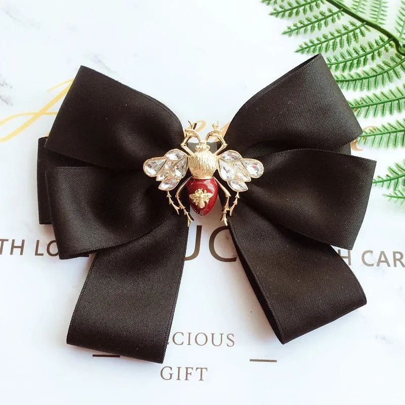Fashion New School Style Girl Ribbon Brooch