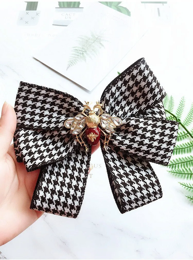 Fashion New School Style Girl Ribbon Brooch