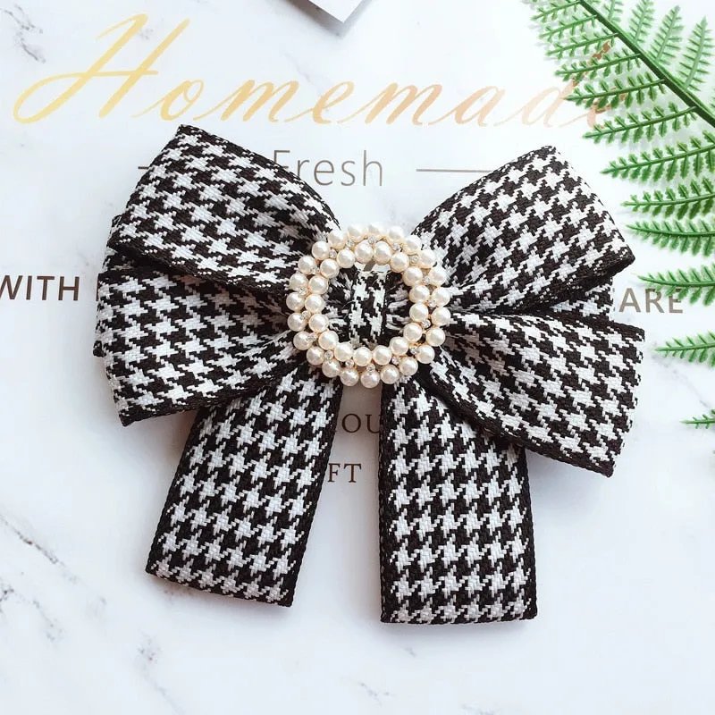 Fashion New School Style Girl Ribbon Brooch