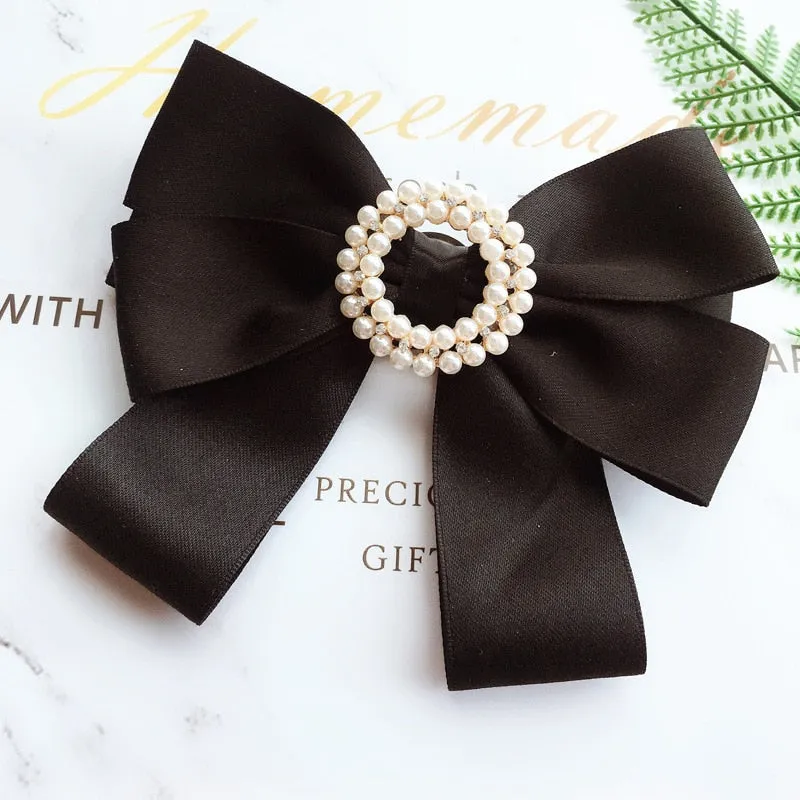 Fashion New School Style Girl Ribbon Brooch