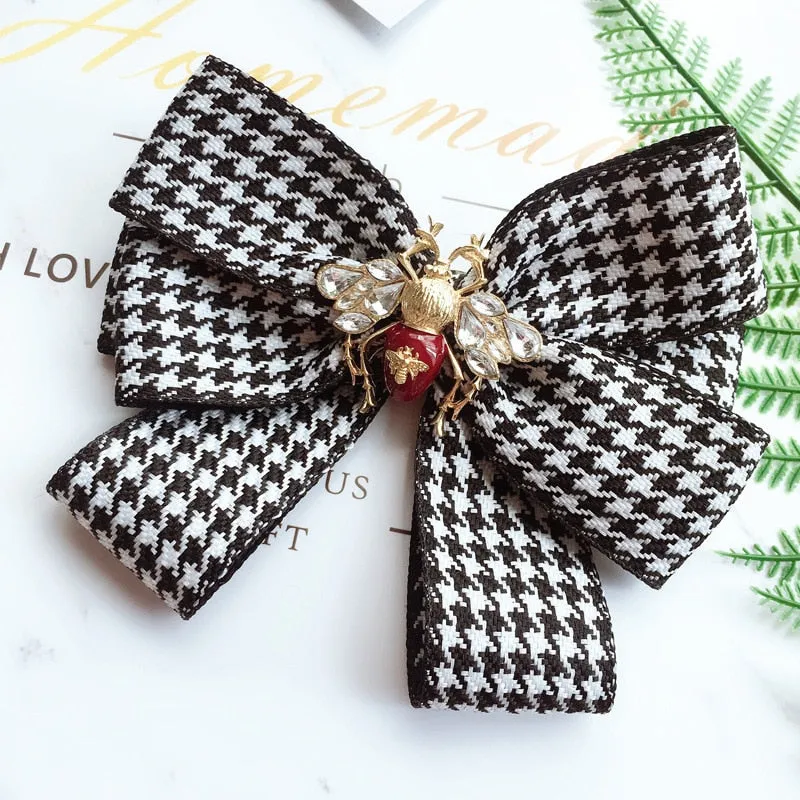 Fashion New School Style Girl Ribbon Brooch
