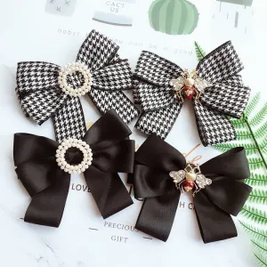 Fashion New School Style Girl Ribbon Brooch