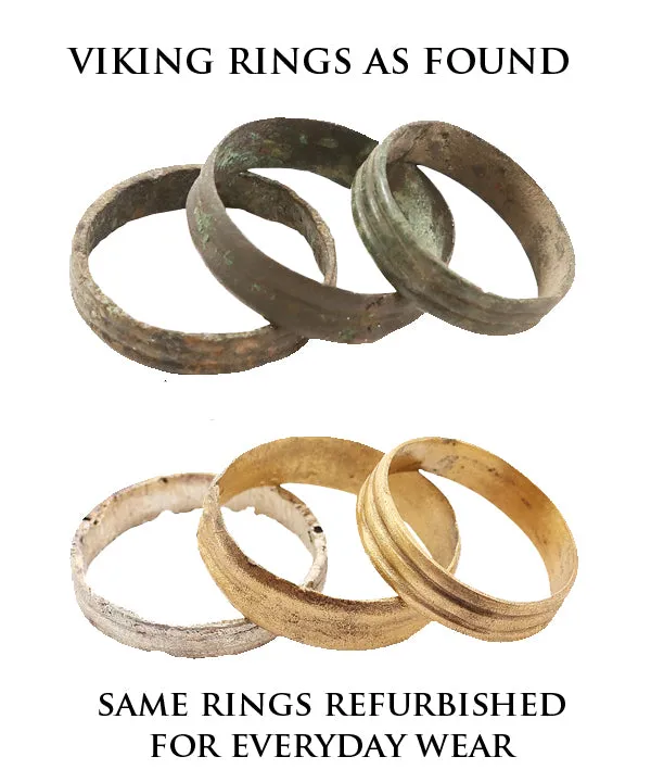 FINE ANGLO SAXON RING, 7TH-10TH CENTURY AD, SIZE 7 1/2-7 3/4
