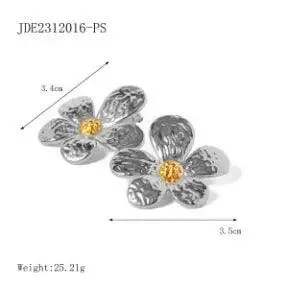French Tulip Retro Flower Earrings