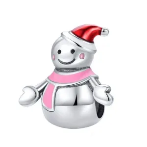 Friendly Mrs. Snowman Charm