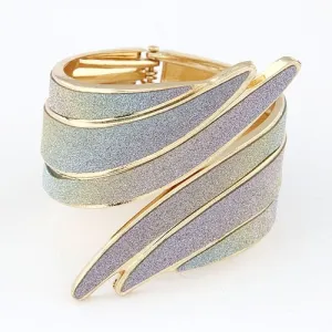 Gradient Angel Wing Punk Bangle