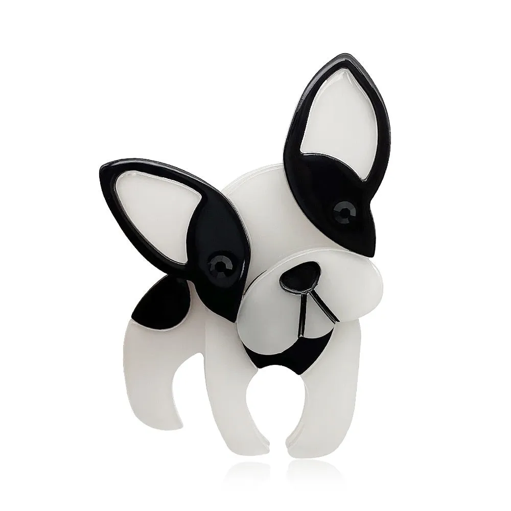 Handmade Fashion Acrylic Dog Brooches For Women