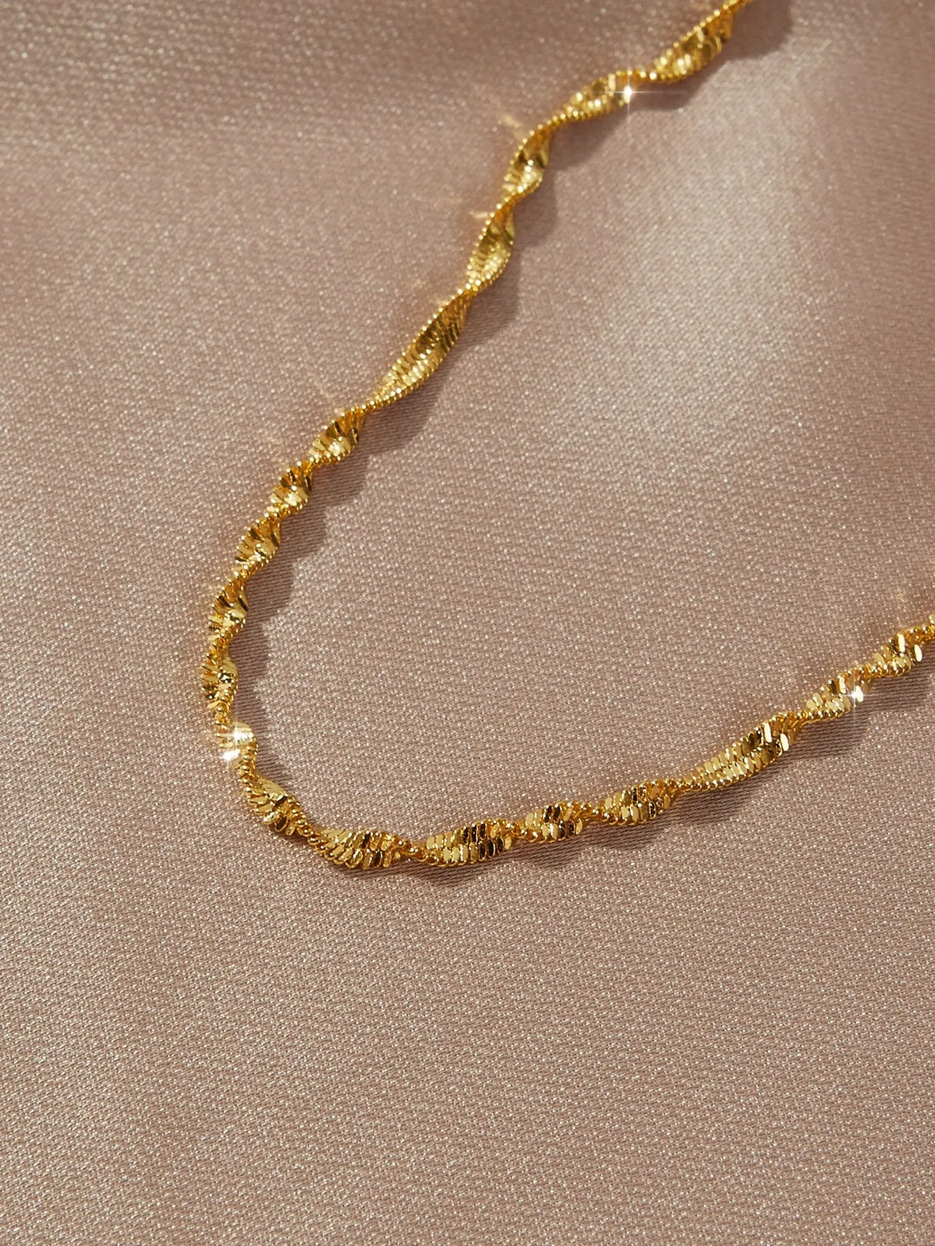 Heart Charm Twist Bracelet
