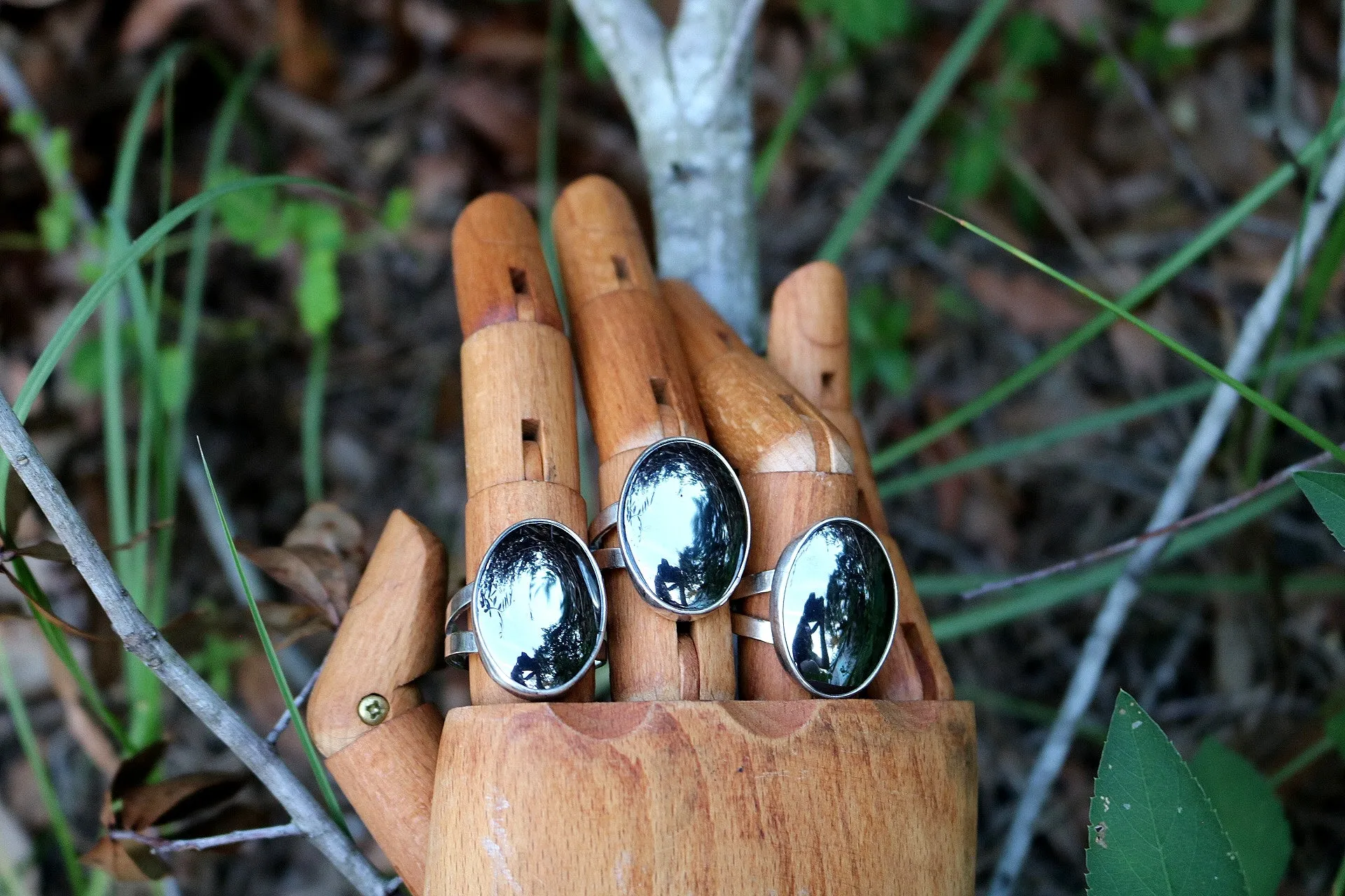 Hematite Rings